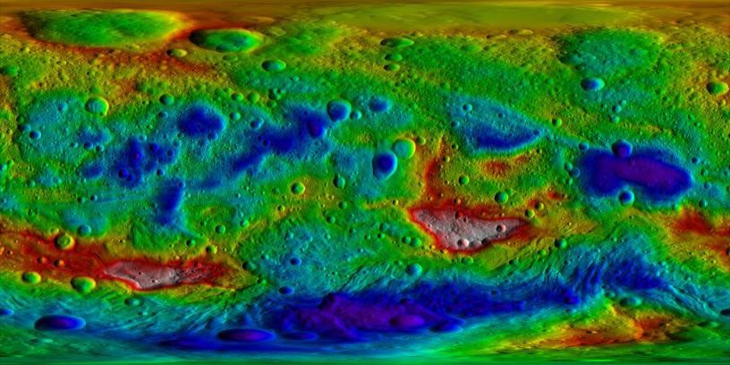 Vesta heat map