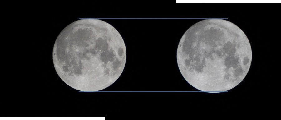 SuperMoon Comparison