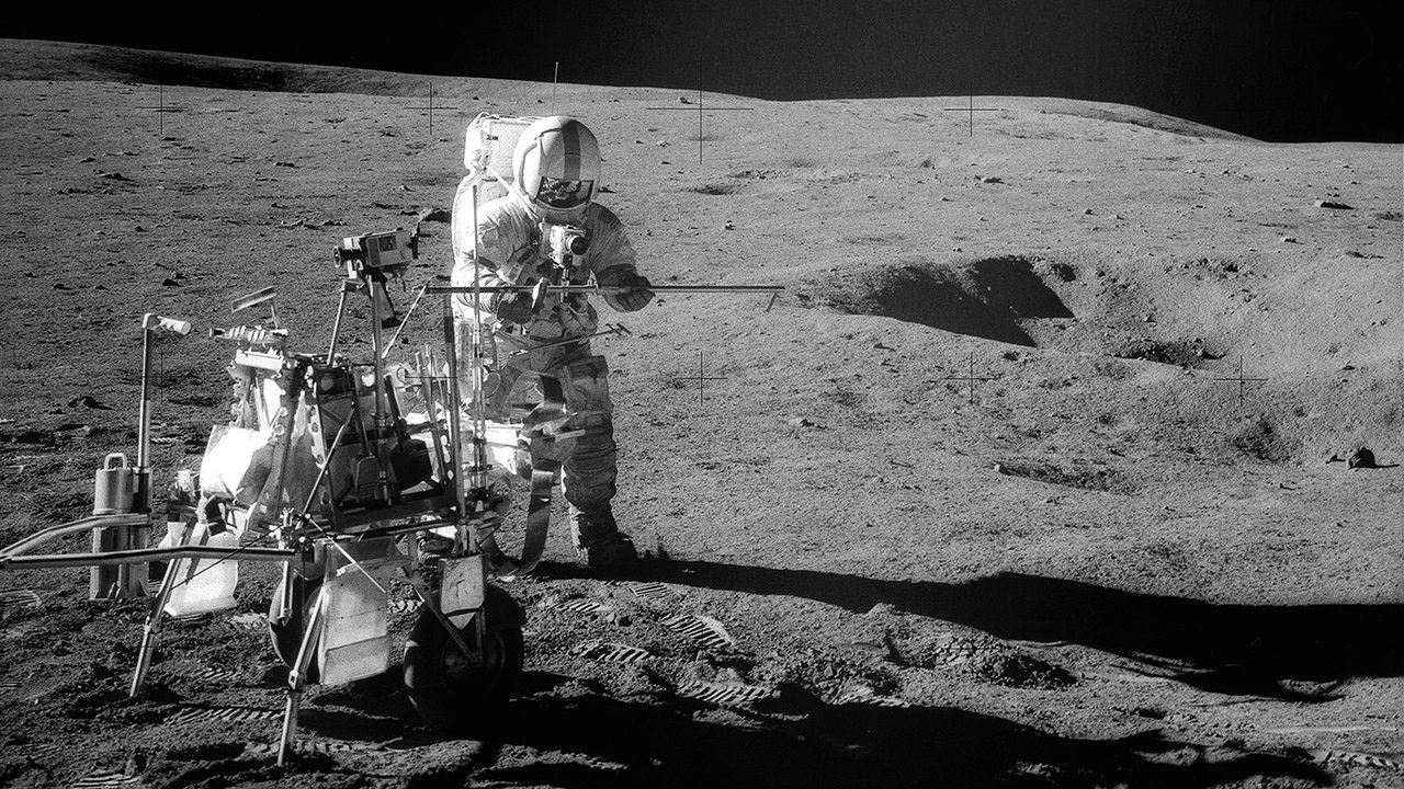 The Moon has a very thin and tenuous atmosphere called an exosphere. It is not breathable.
