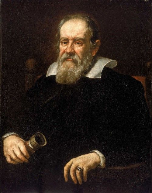 Galileo Galilei spotted the first Jupiter moons in 1610 with a new invention called a telescope.
