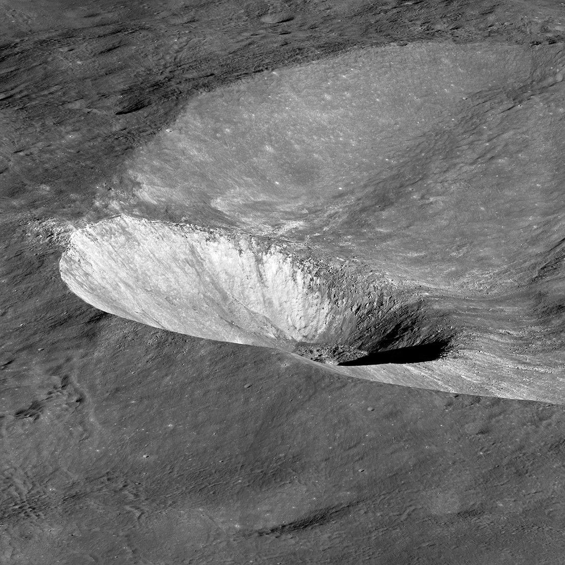 crater within a crater