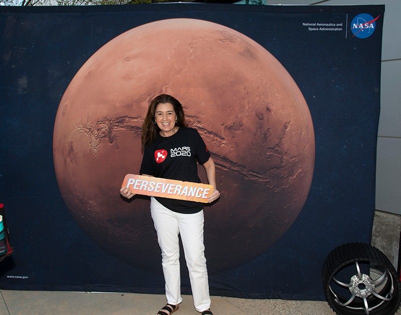 Jackie Lyra with Mars Poster