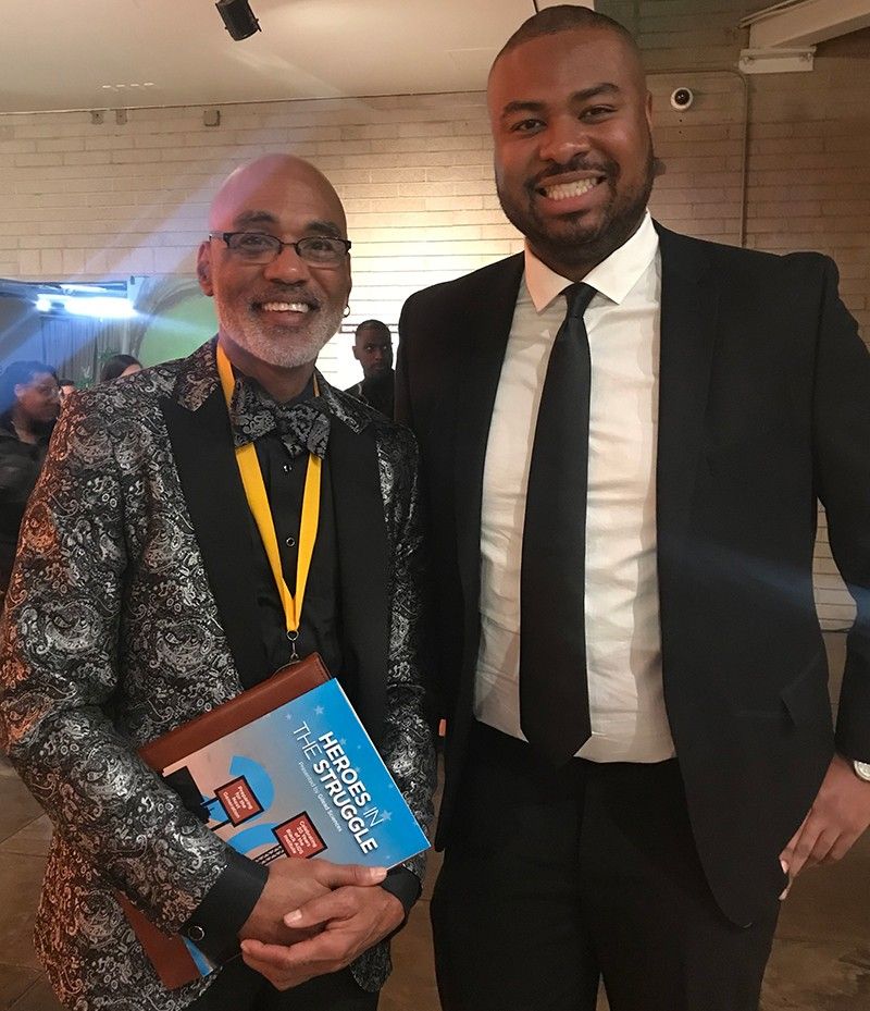 Joey with Phil Wilson