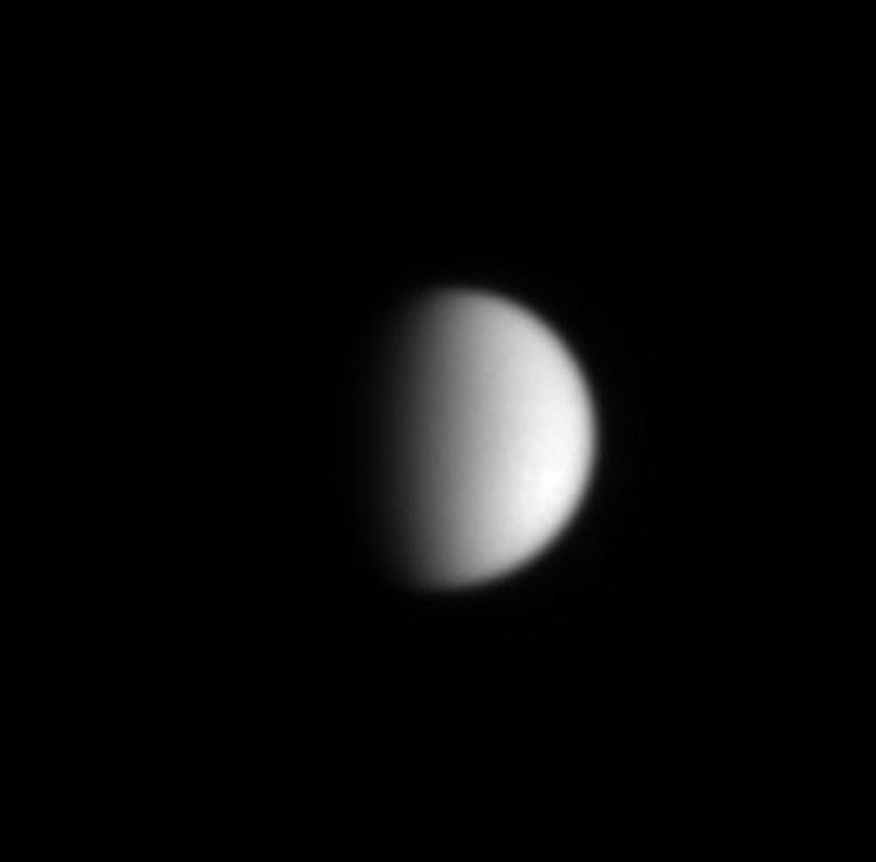 Titan shrouded in haze