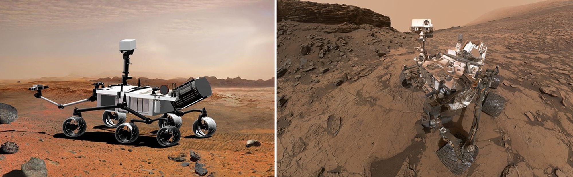 Curiosity side by side