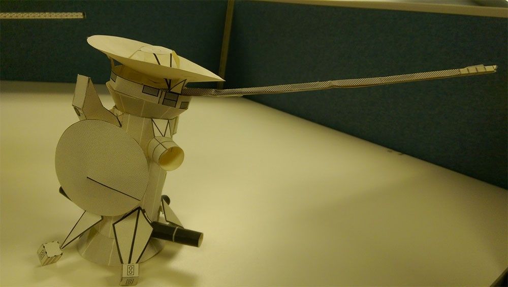 Cassini Paper Model Illustration