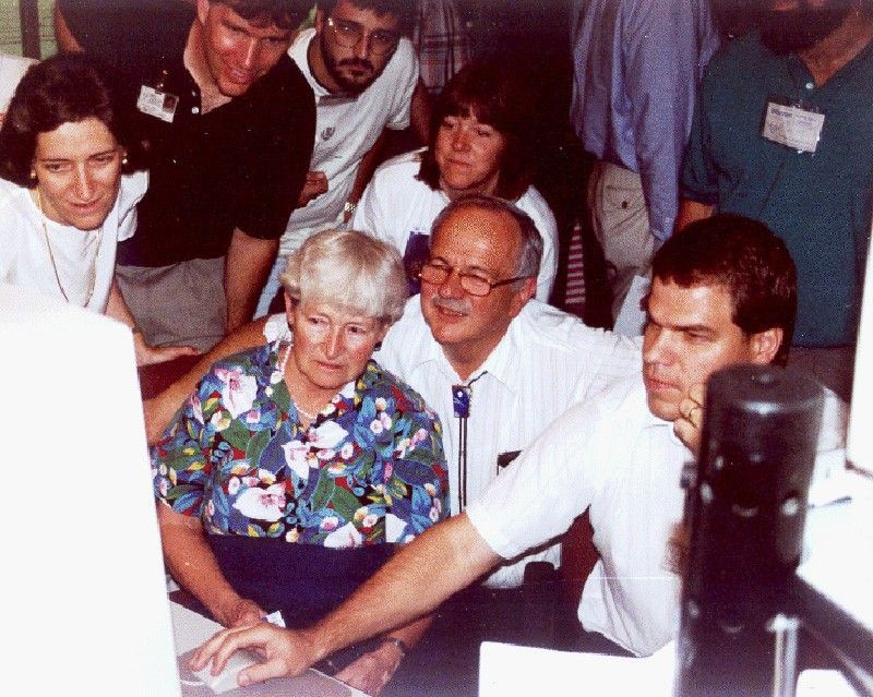 Shoemakers Watching Comet Fragments