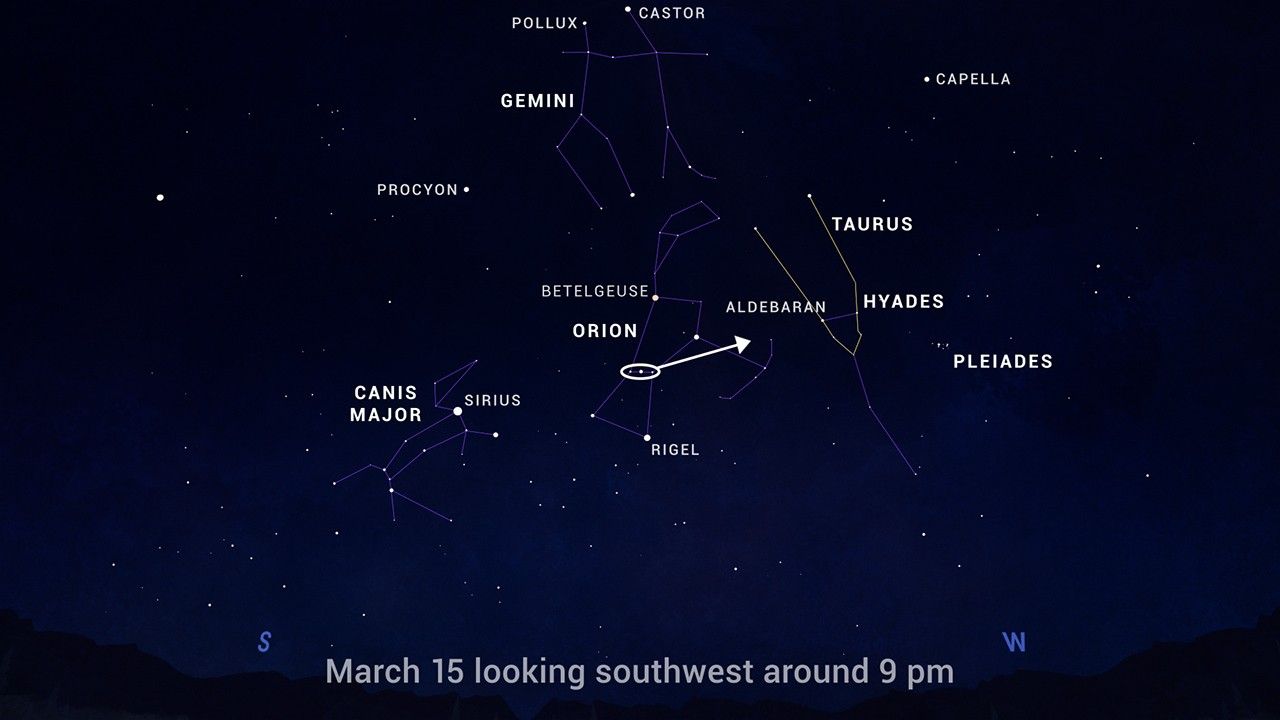 thumbnail image 2 of The Pleiades Star Cluster In Taurus Constellation 2 of 14