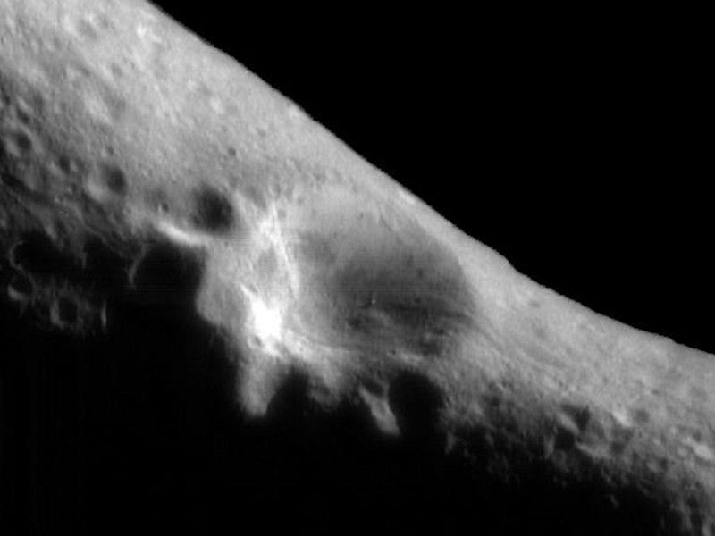 rocky asteroid in dark space