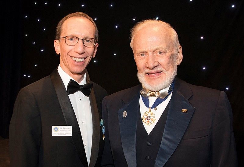 Marc Rayman and Buzz Aldrin