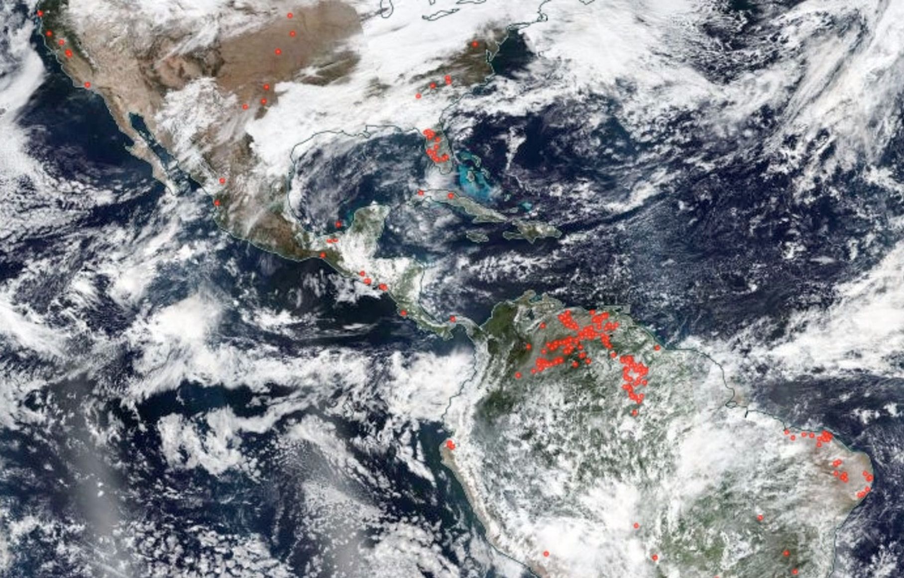 Satellites observe Earth