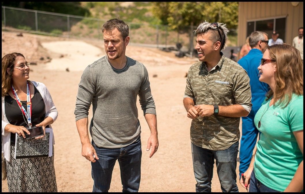 Matt Damon and Bobak Ferdowsi