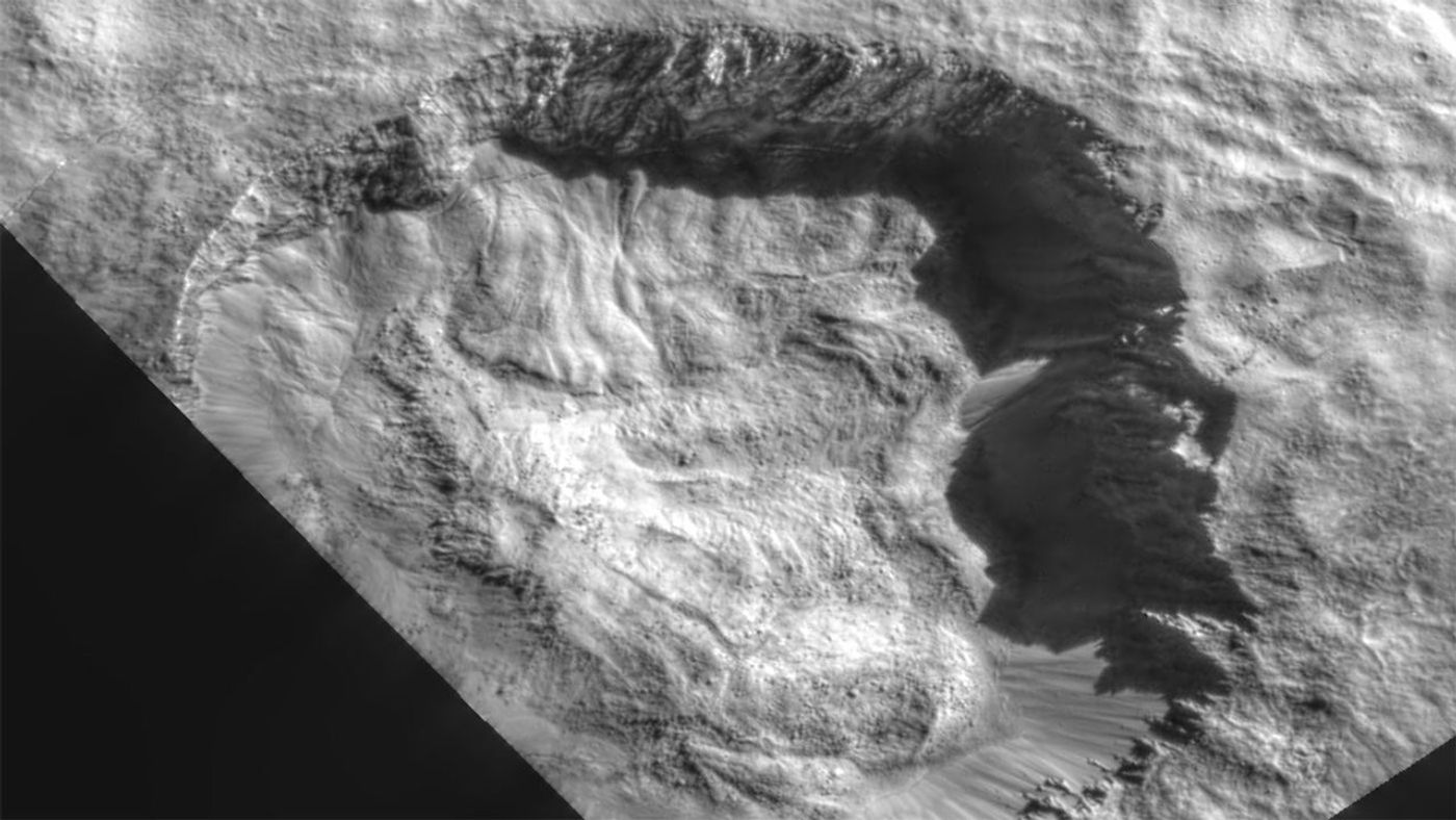 The floor of Ceres' Juling Crater