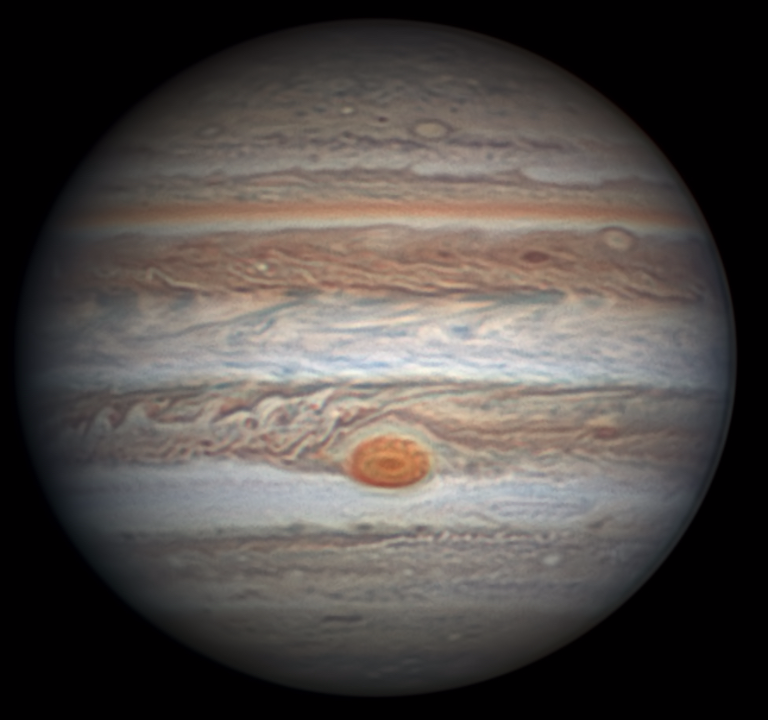 Image of Jupiter that Christopher Go took and processed.