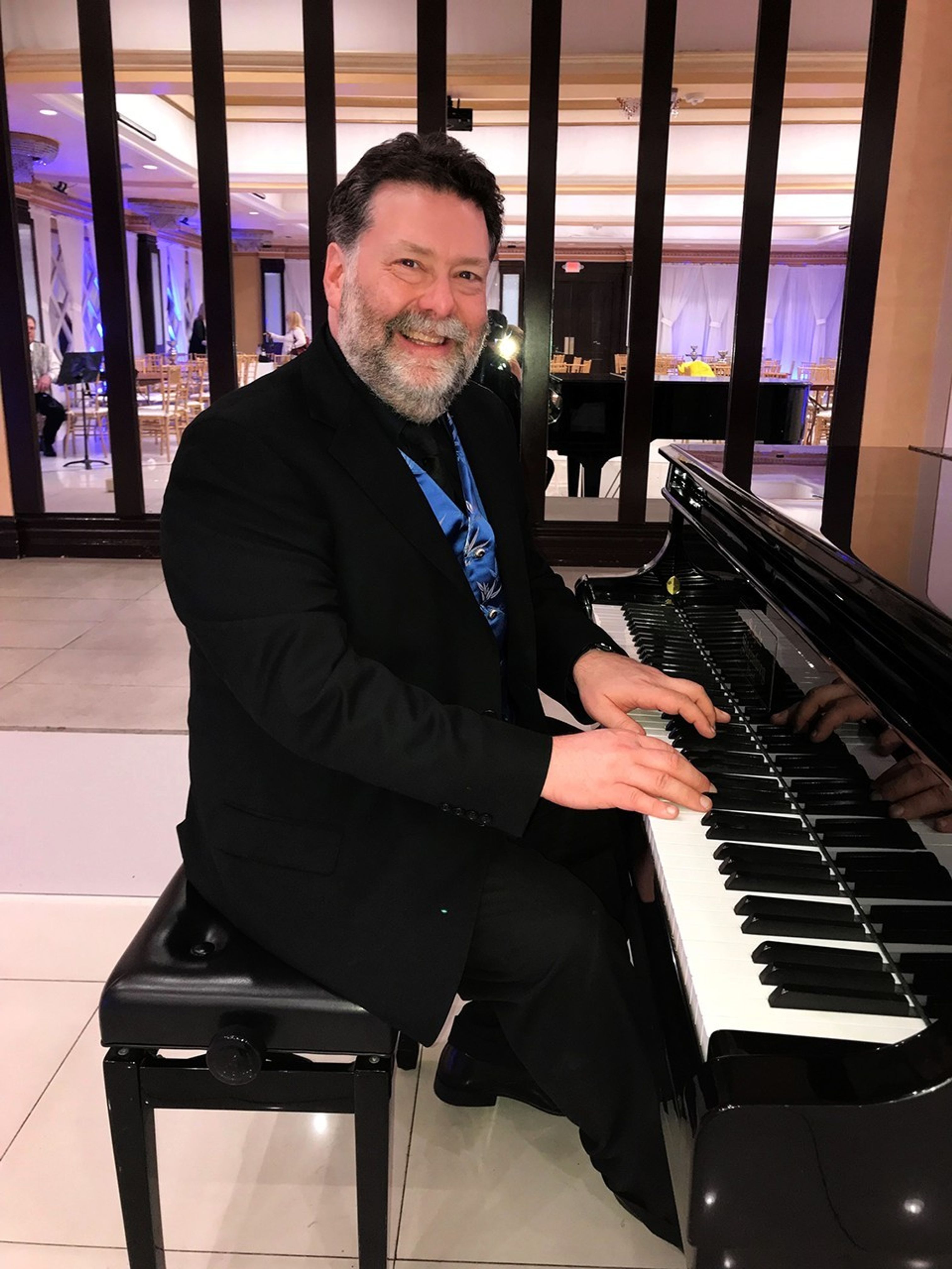 Todd Barber at the piano.